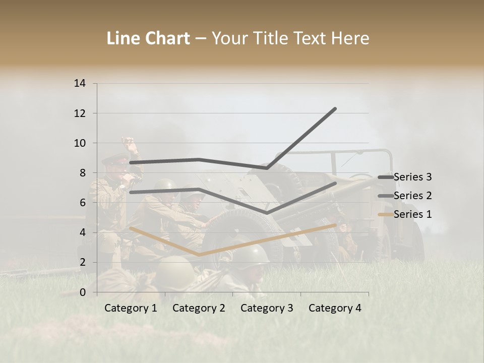 Defense Combat Warrior PowerPoint Template