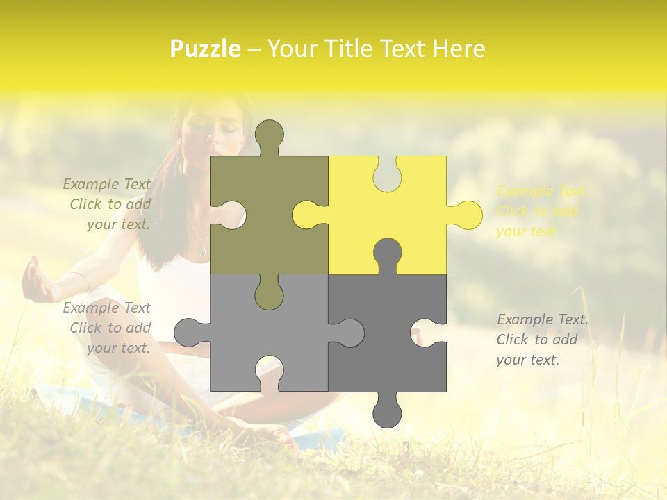 Standing Park Natural PowerPoint Template