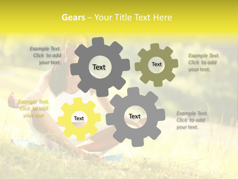 Standing Park Natural PowerPoint Template