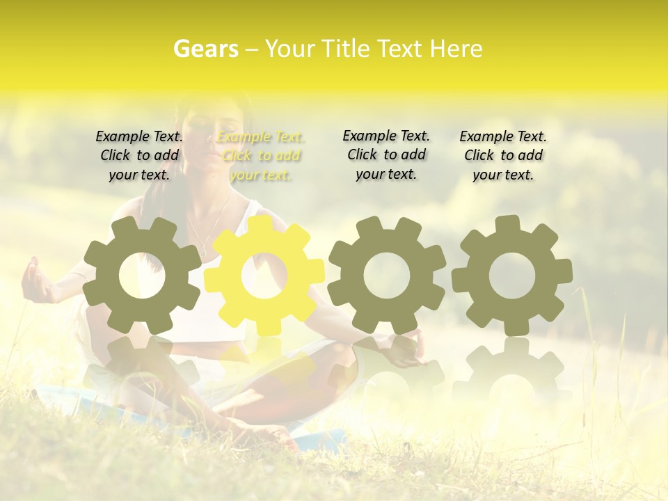 Standing Park Natural PowerPoint Template