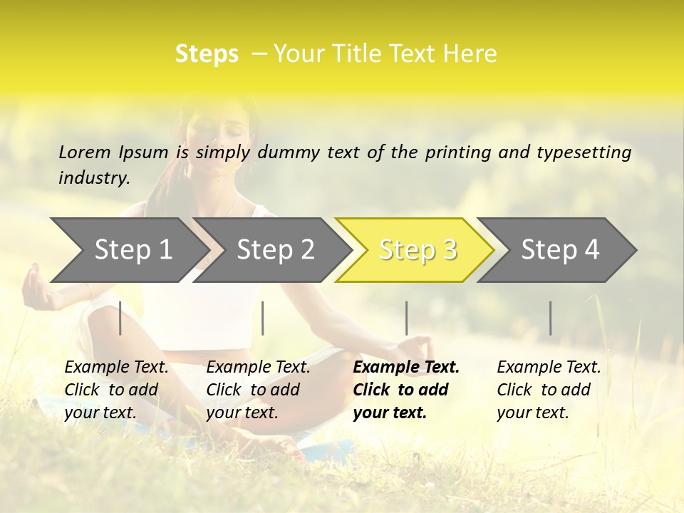 Standing Park Natural PowerPoint Template
