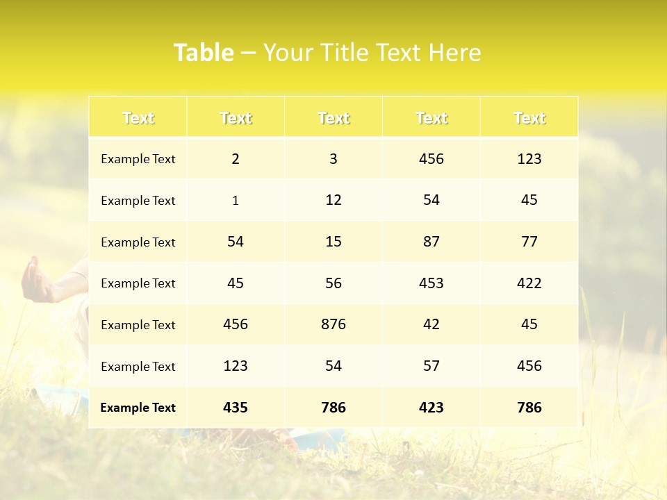 Standing Park Natural PowerPoint Template