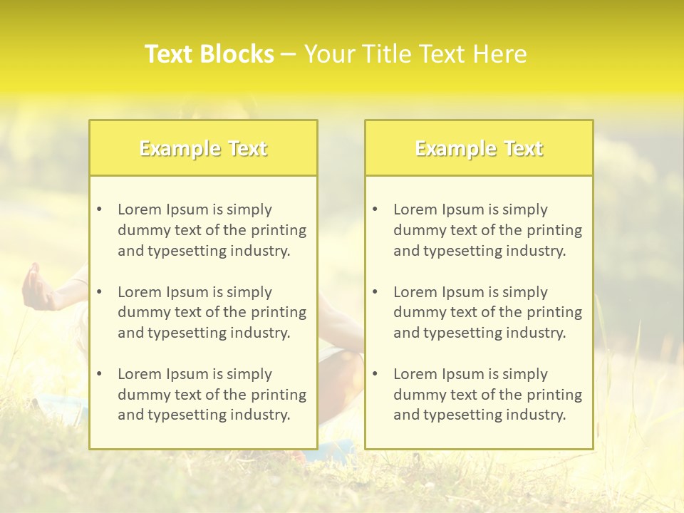 Standing Park Natural PowerPoint Template