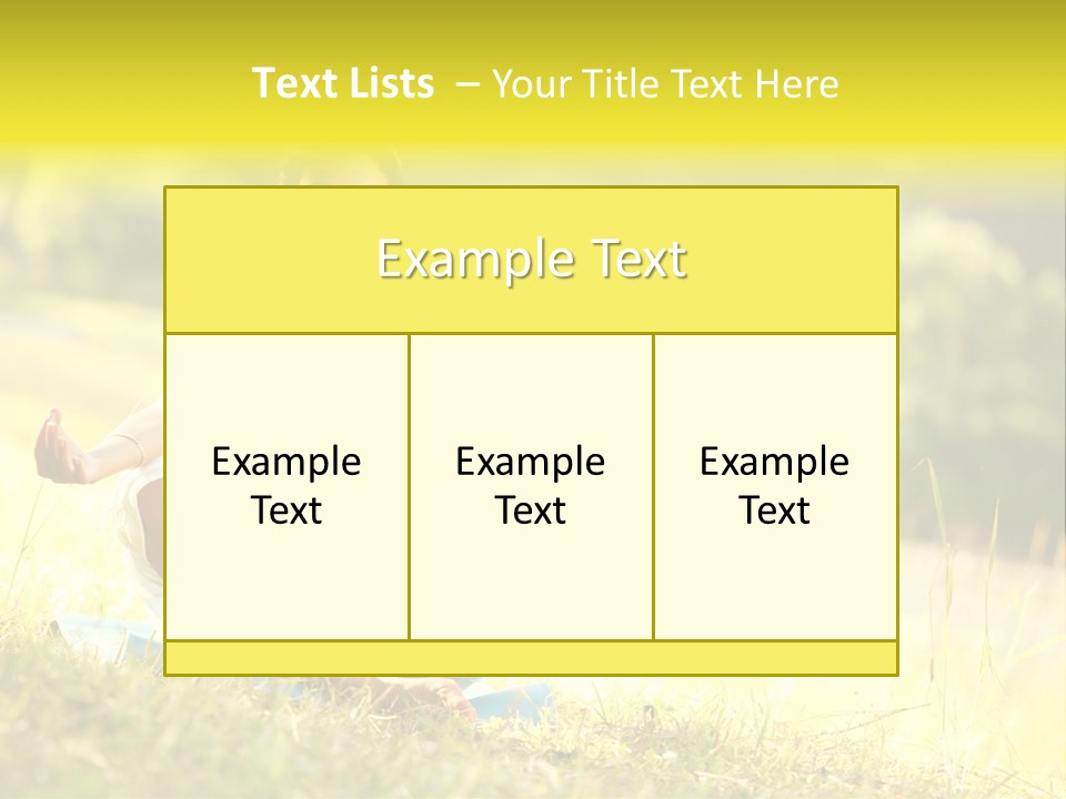 Standing Park Natural PowerPoint Template