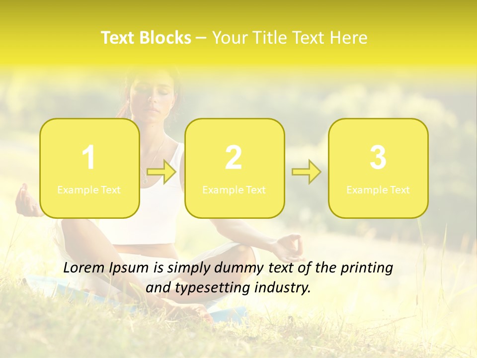 Standing Park Natural PowerPoint Template