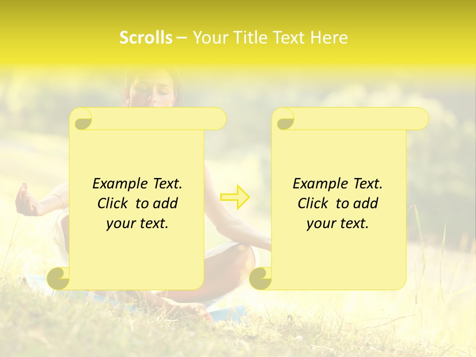 Standing Park Natural PowerPoint Template