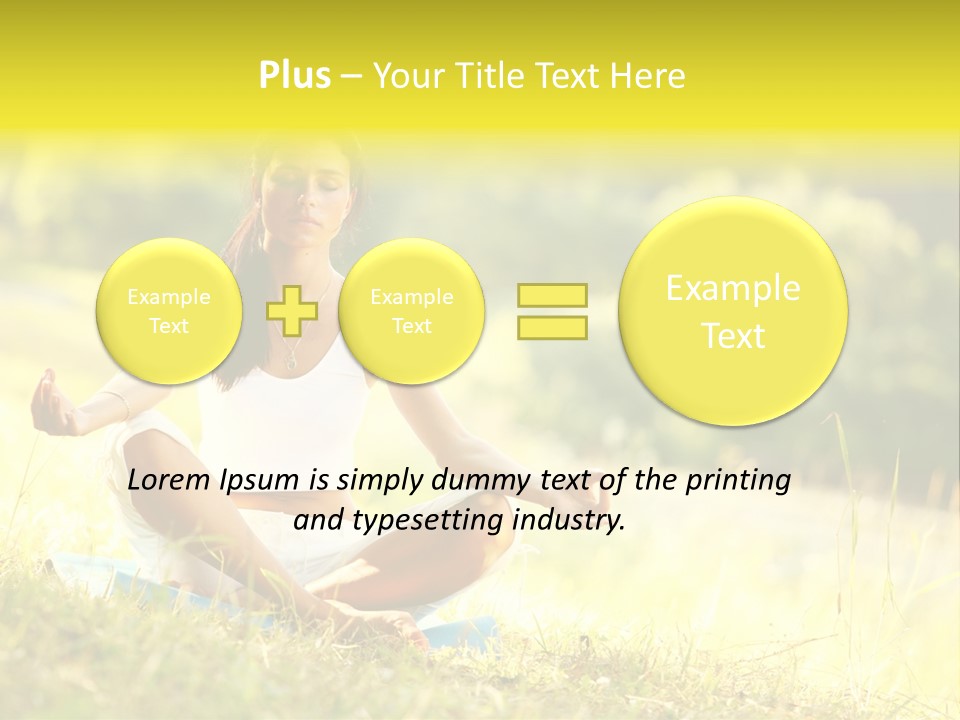 Standing Park Natural PowerPoint Template