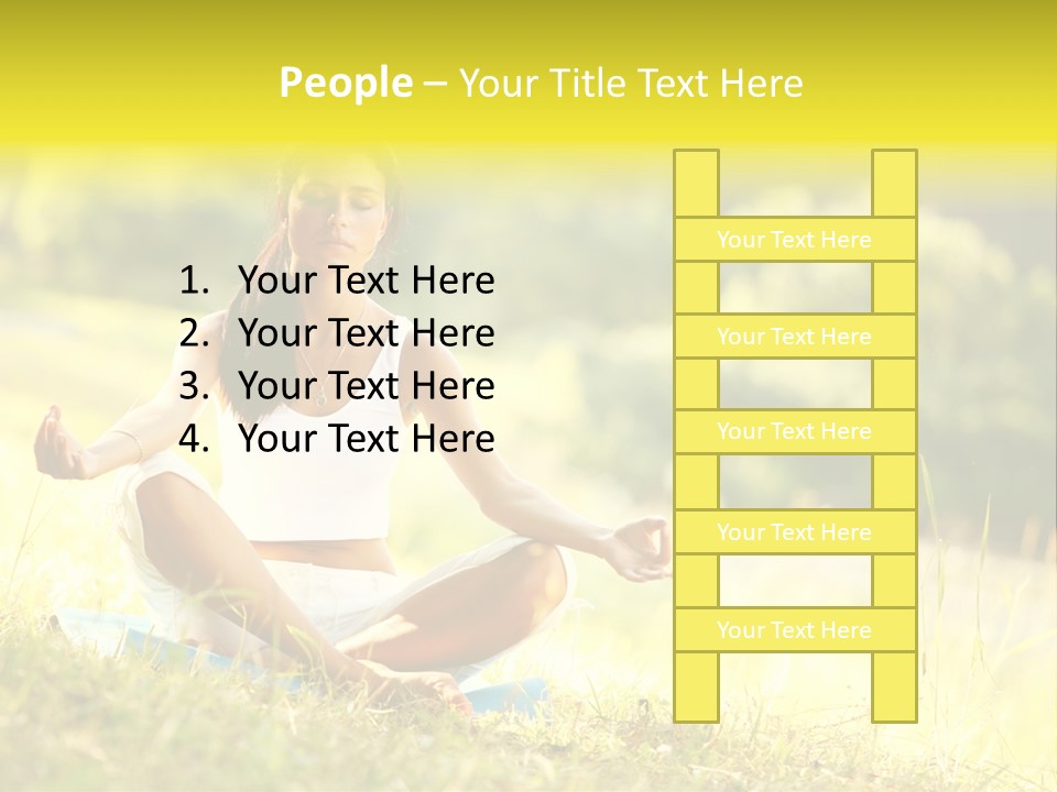 Standing Park Natural PowerPoint Template