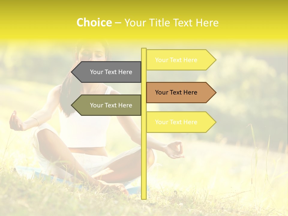 Standing Park Natural PowerPoint Template