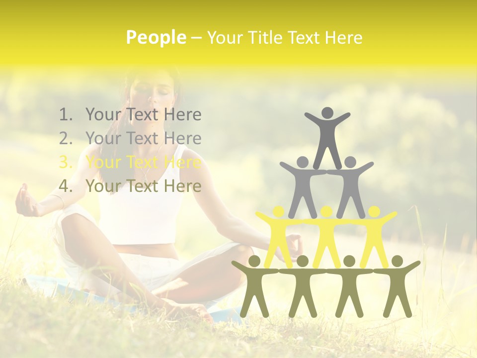 Standing Park Natural PowerPoint Template