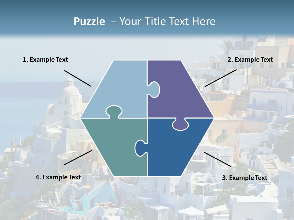 Restaurant White Volcano PowerPoint Template