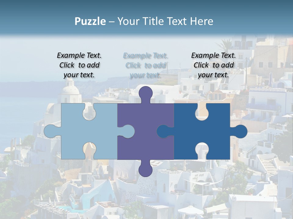 Restaurant White Volcano PowerPoint Template