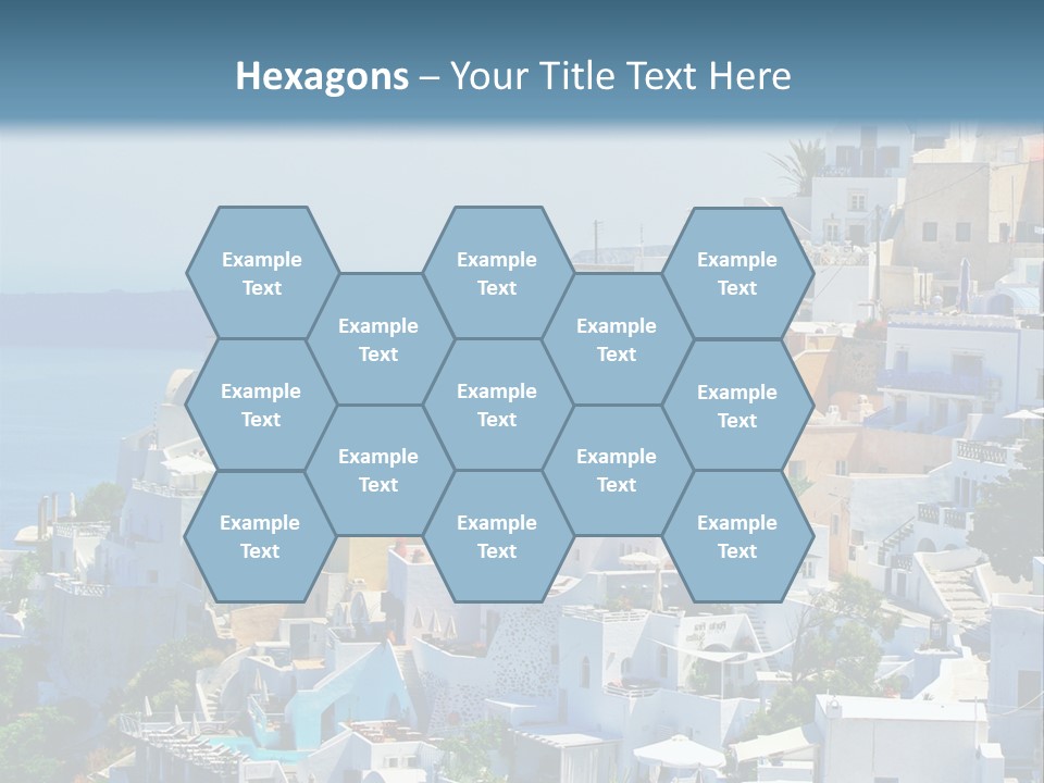 Restaurant White Volcano PowerPoint Template