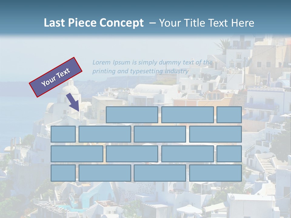 Restaurant White Volcano PowerPoint Template