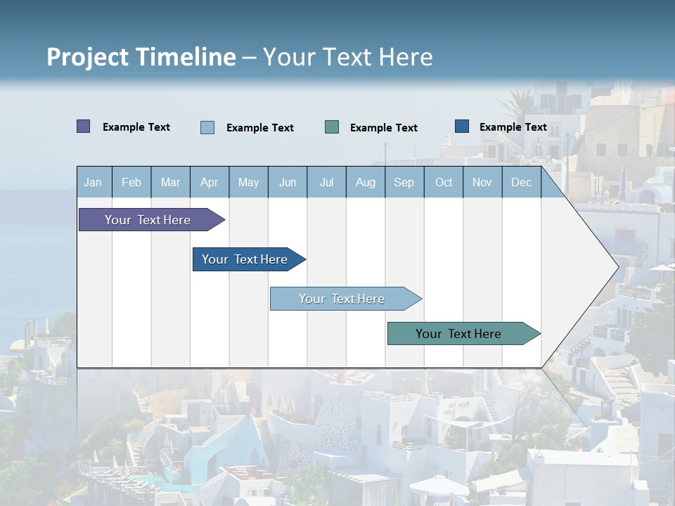 Restaurant White Volcano PowerPoint Template