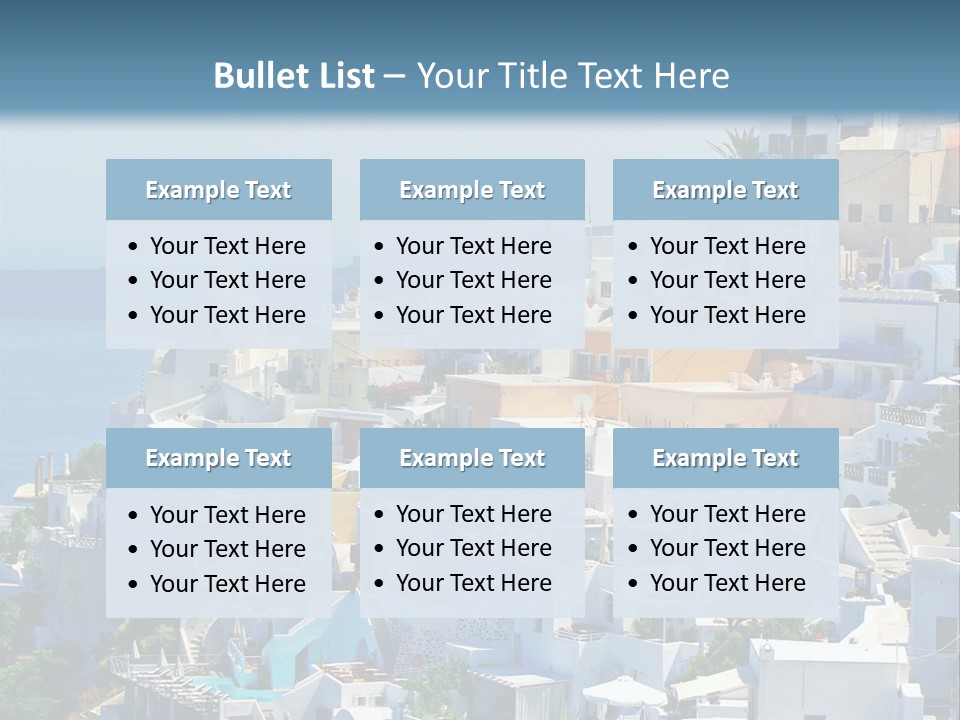 Restaurant White Volcano PowerPoint Template