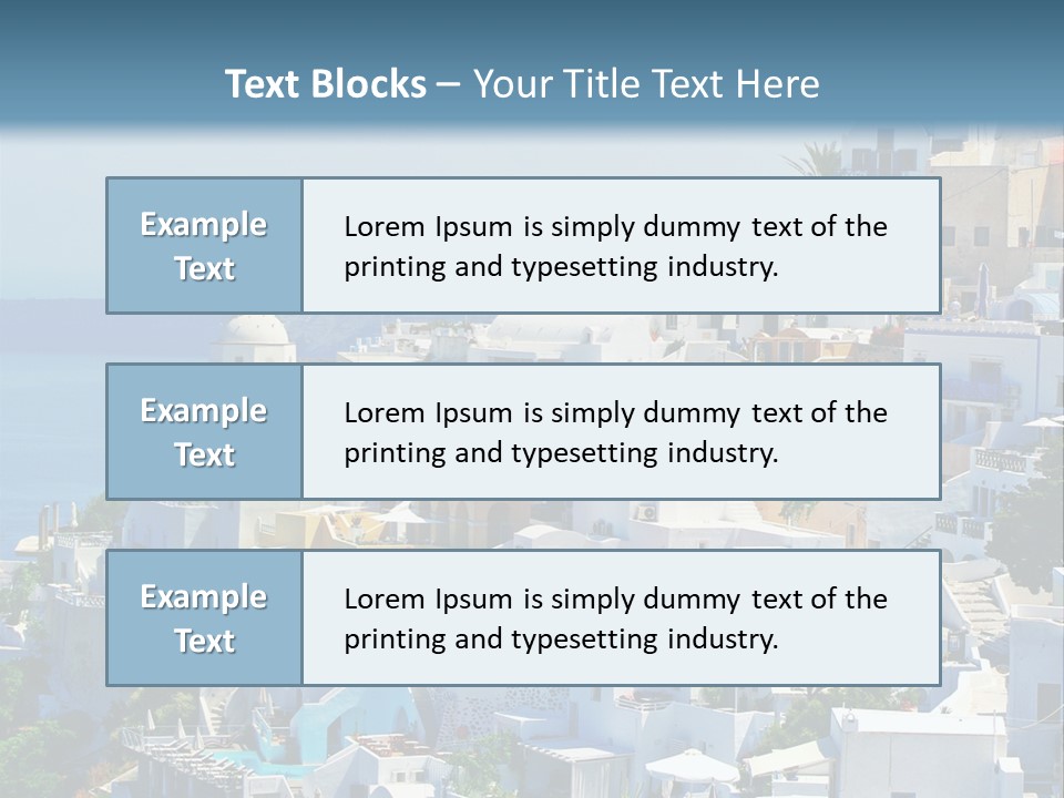 Restaurant White Volcano PowerPoint Template