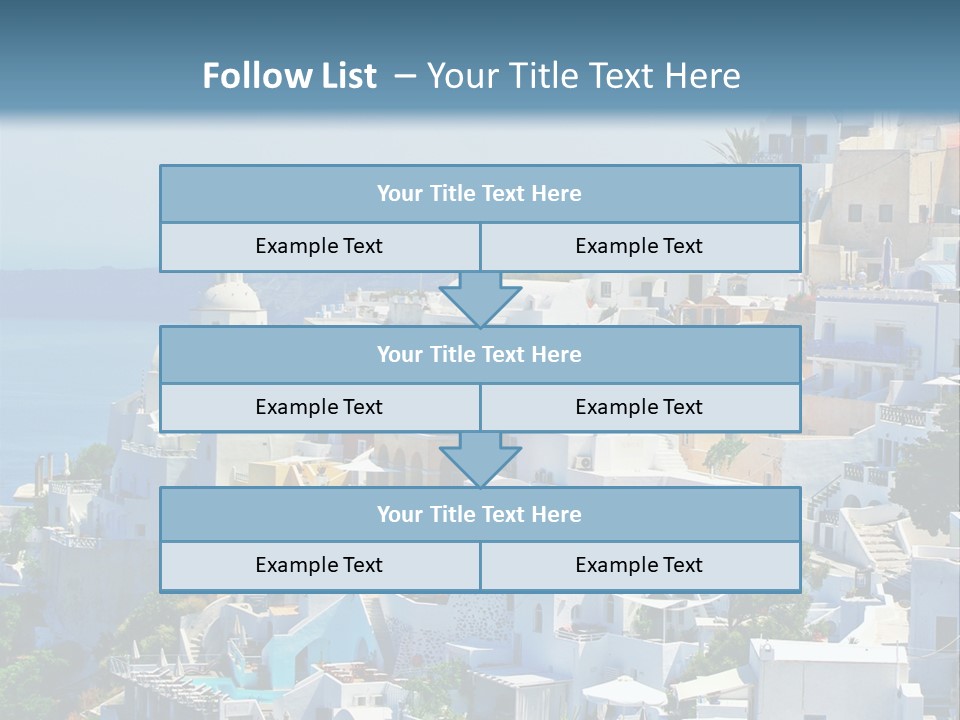 Restaurant White Volcano PowerPoint Template