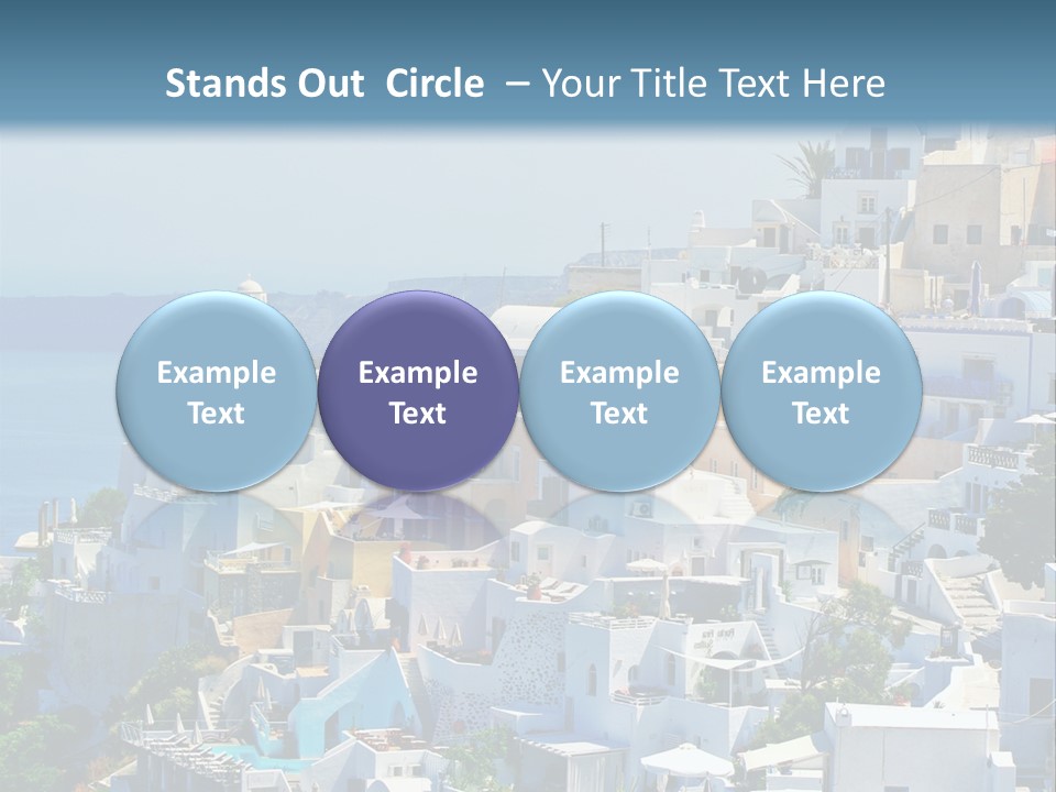 Restaurant White Volcano PowerPoint Template