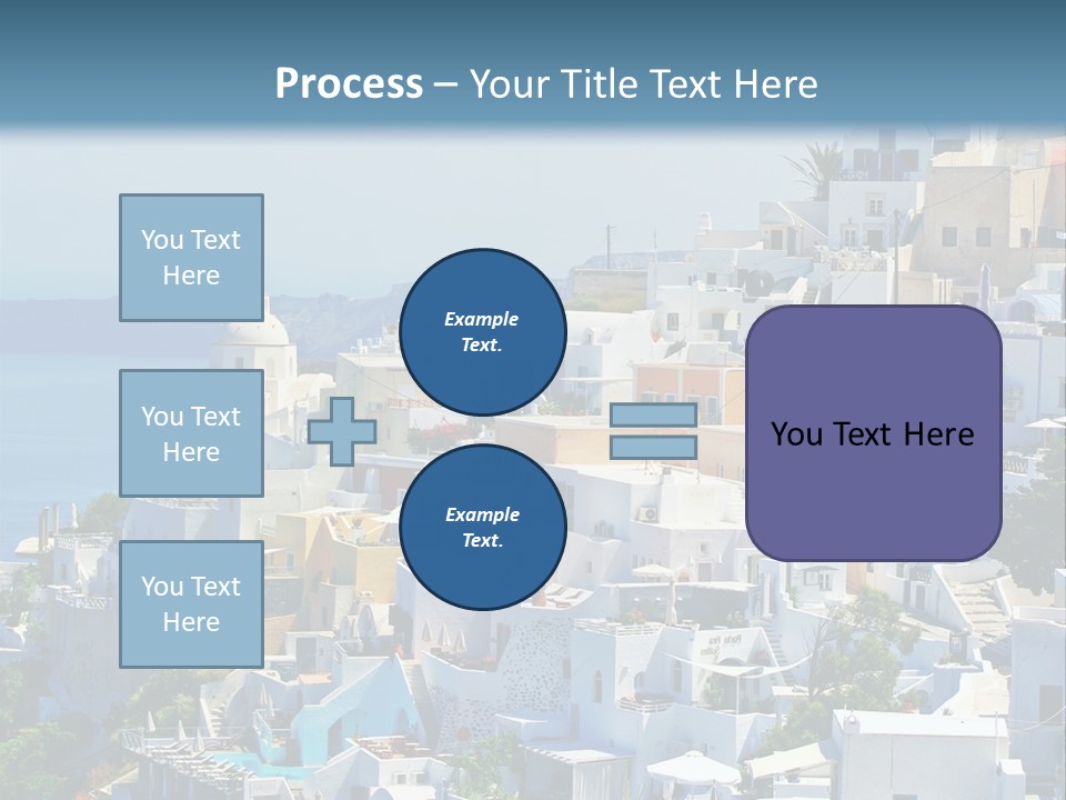 Restaurant White Volcano PowerPoint Template