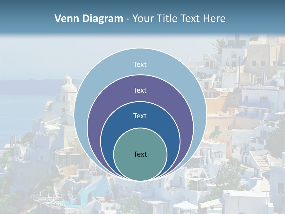 Restaurant White Volcano PowerPoint Template