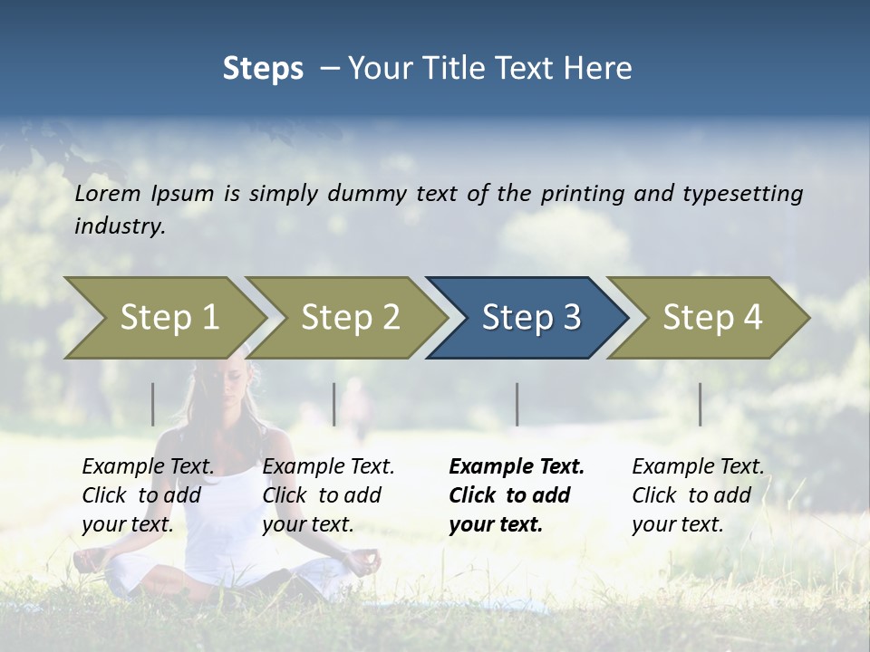 Resort Health Smiling PowerPoint Template