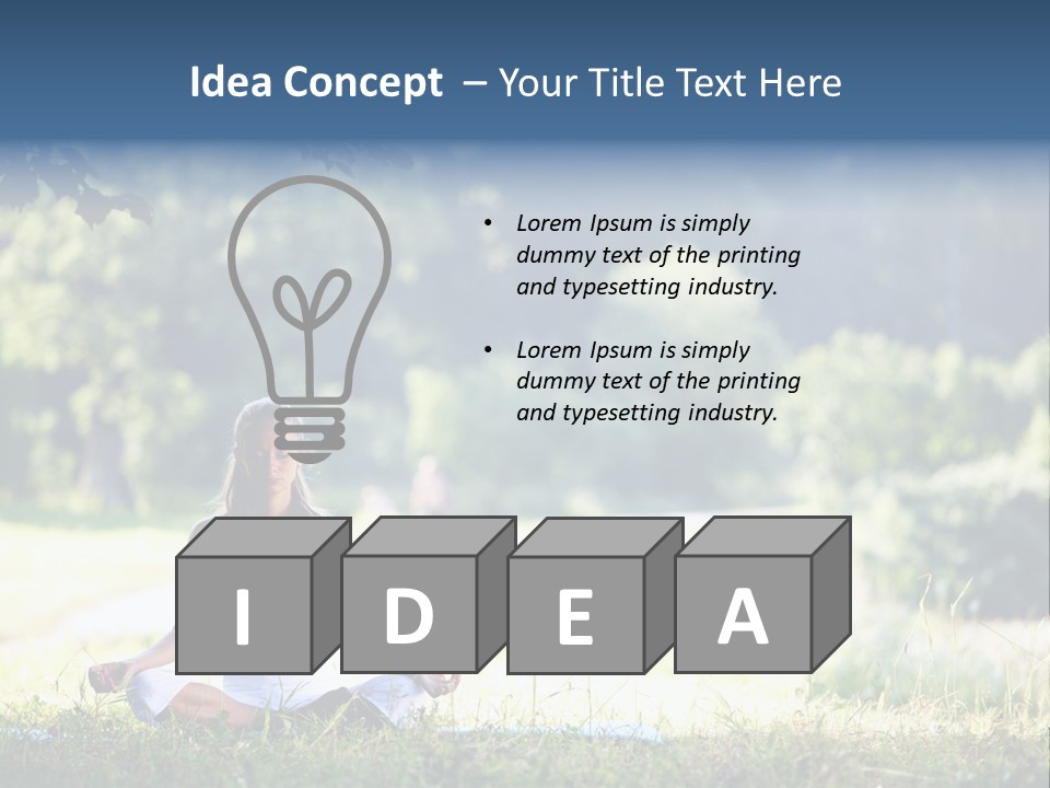 Resort Health Smiling PowerPoint Template