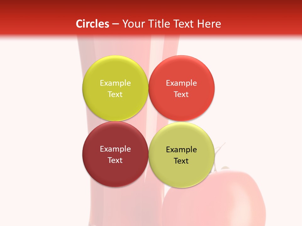 Vegetable Isolated Fruit PowerPoint Template