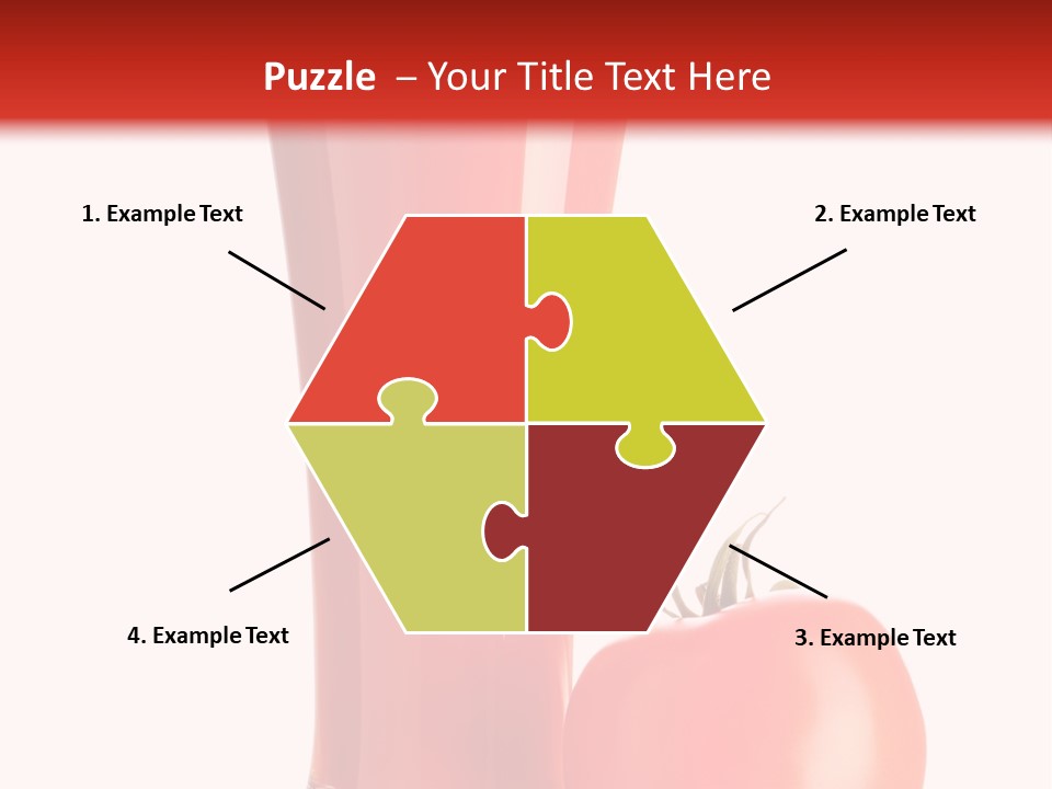 Vegetable Isolated Fruit PowerPoint Template