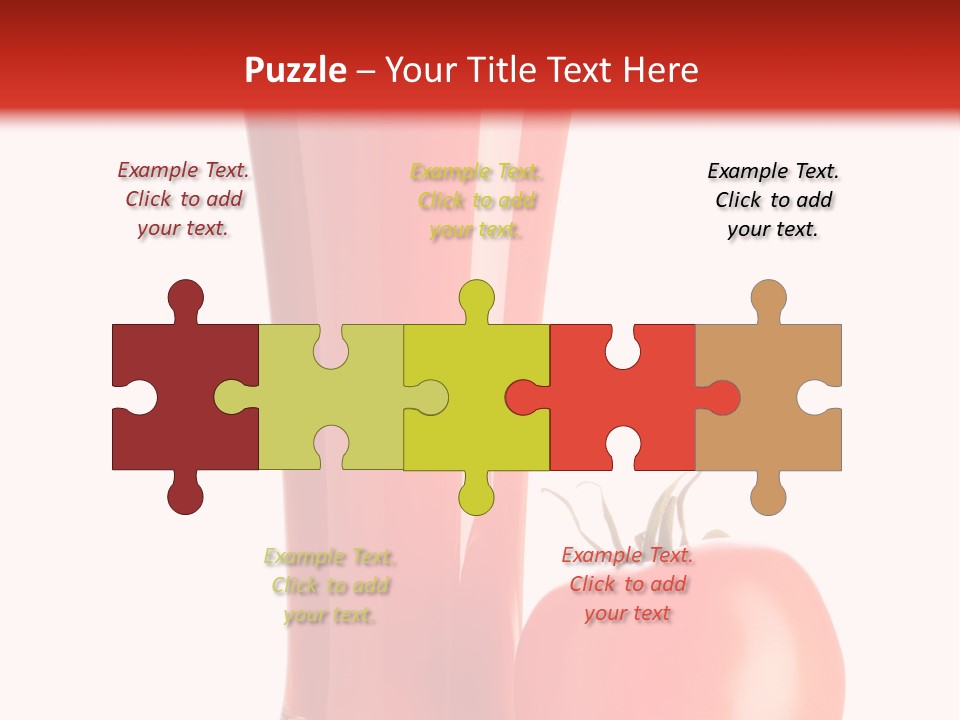 Vegetable Isolated Fruit PowerPoint Template