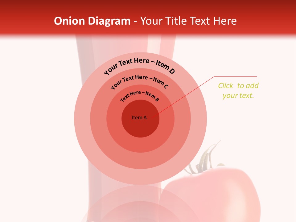 Vegetable Isolated Fruit PowerPoint Template