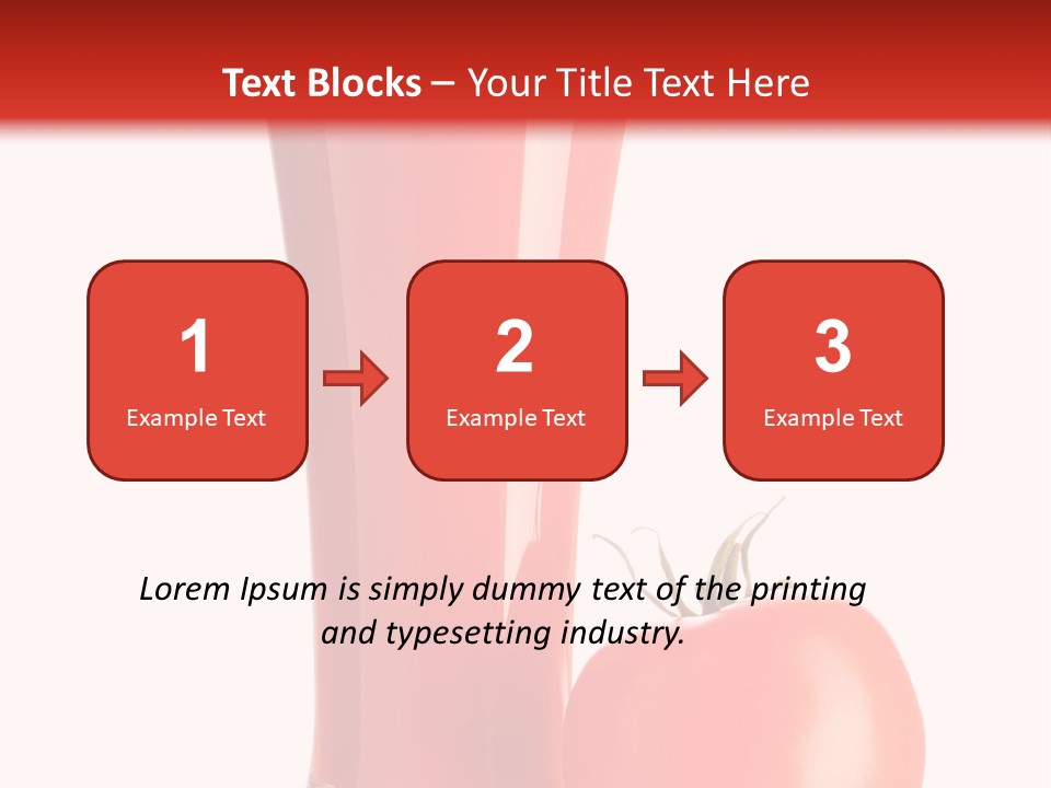 Vegetable Isolated Fruit PowerPoint Template