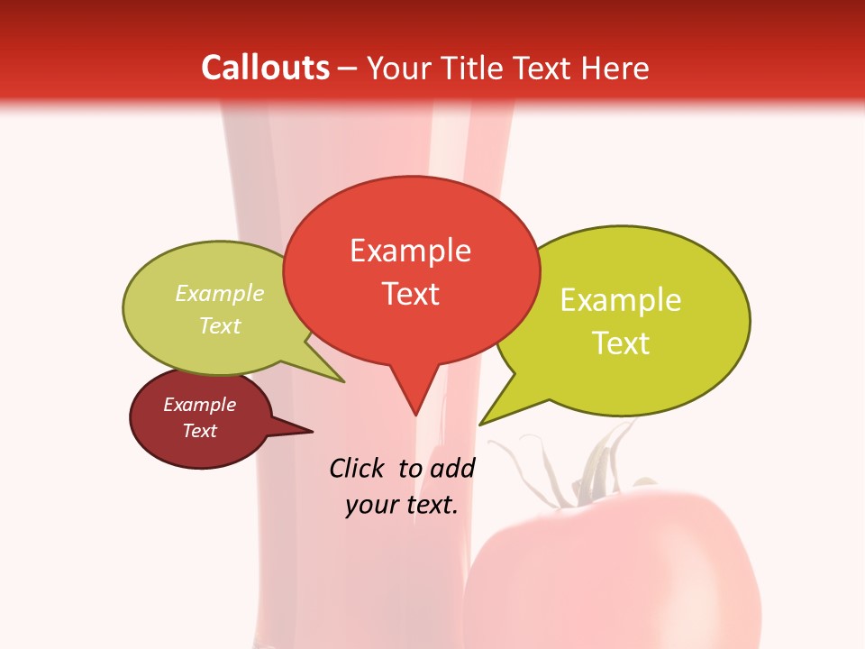 Vegetable Isolated Fruit PowerPoint Template