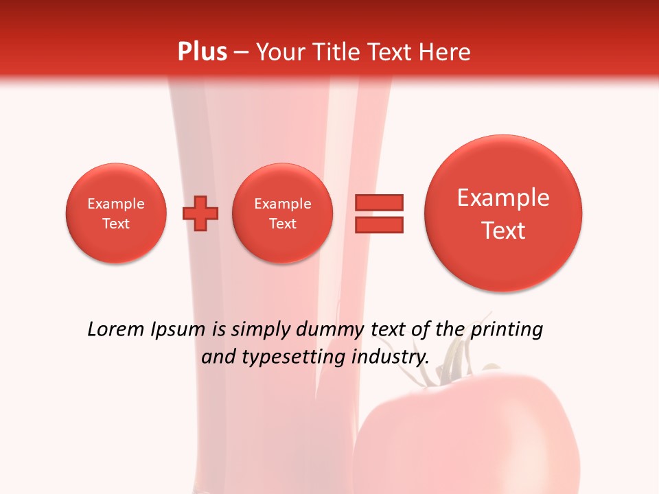 Vegetable Isolated Fruit PowerPoint Template