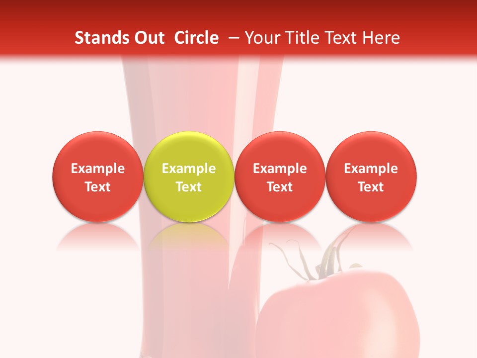 Vegetable Isolated Fruit PowerPoint Template