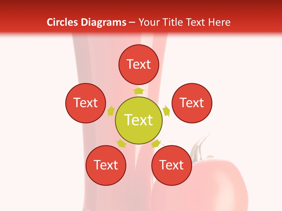 Vegetable Isolated Fruit PowerPoint Template