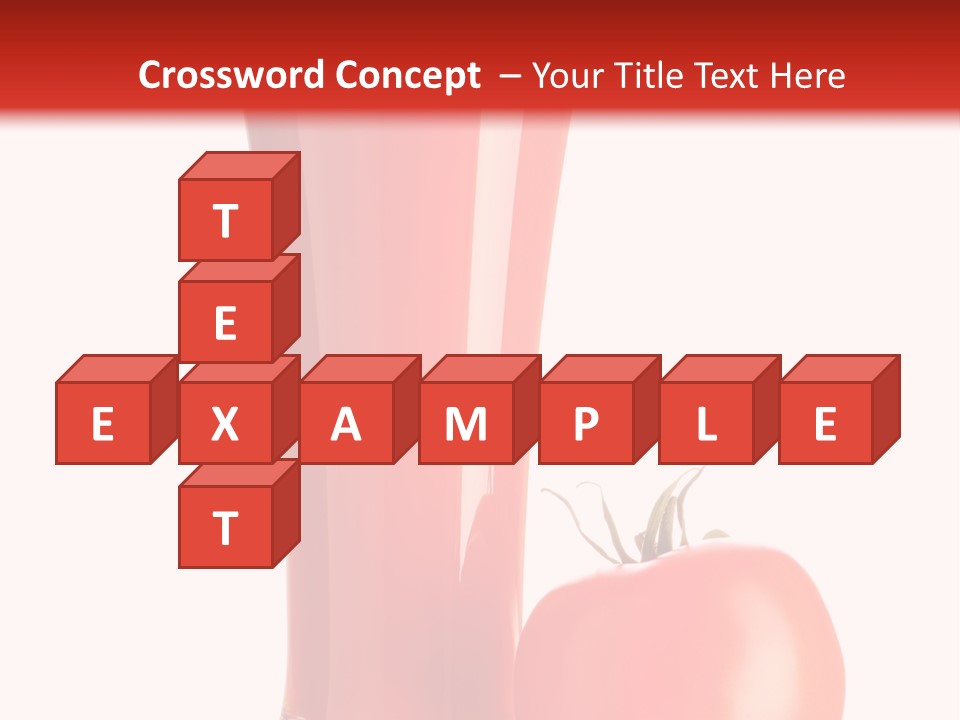 Vegetable Isolated Fruit PowerPoint Template