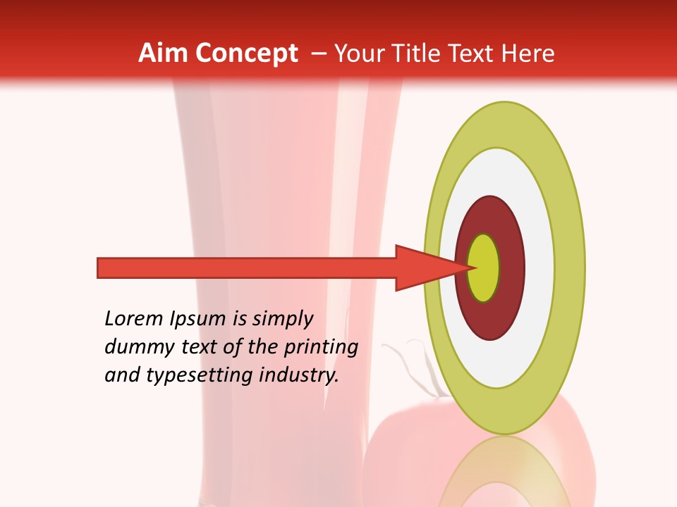 Vegetable Isolated Fruit PowerPoint Template