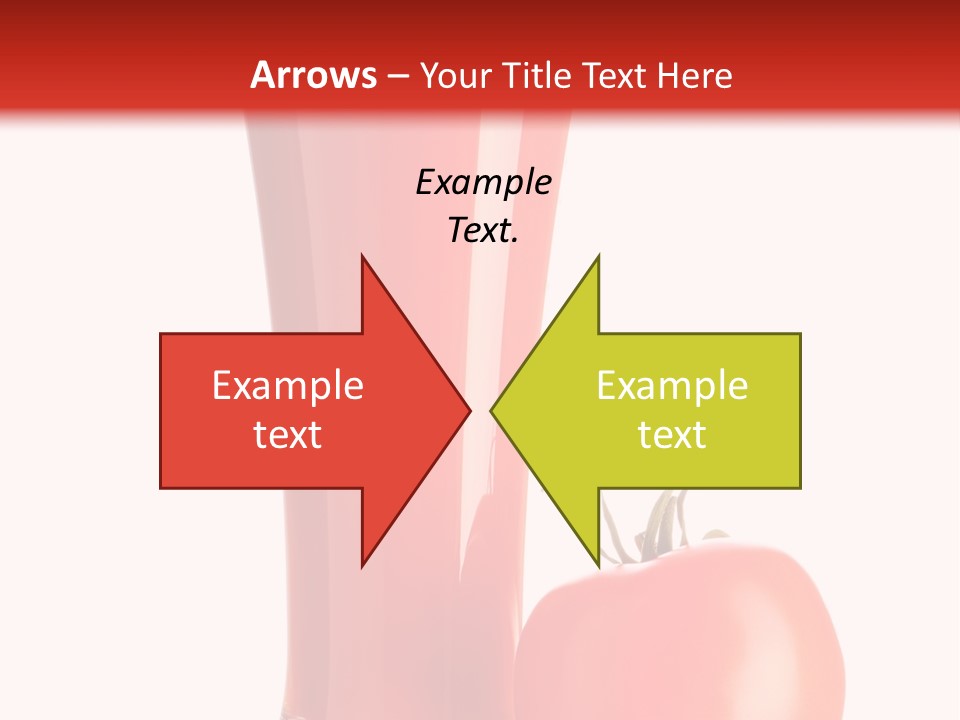 Vegetable Isolated Fruit PowerPoint Template
