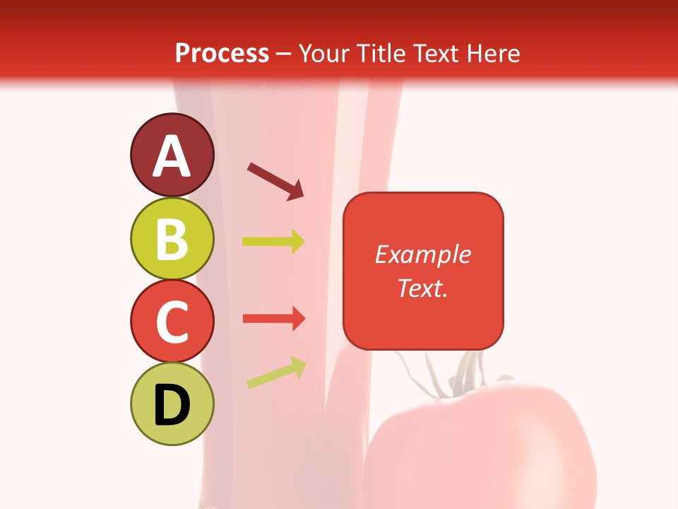 Vegetable Isolated Fruit PowerPoint Template