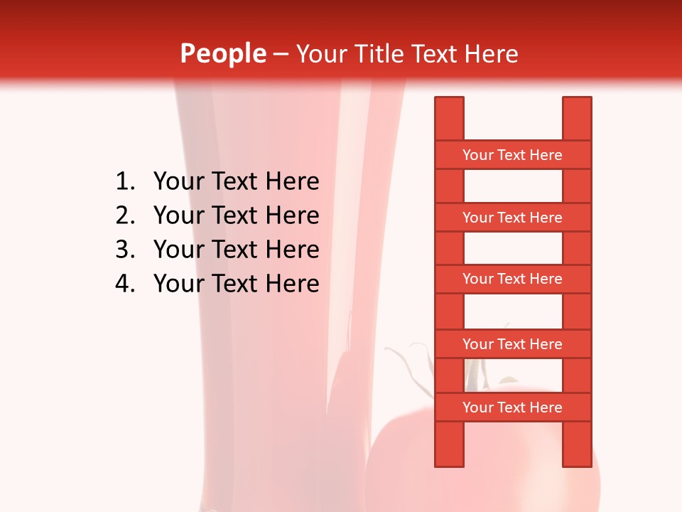 Vegetable Isolated Fruit PowerPoint Template