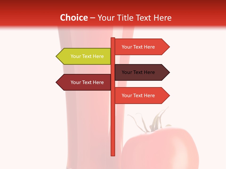 Vegetable Isolated Fruit PowerPoint Template