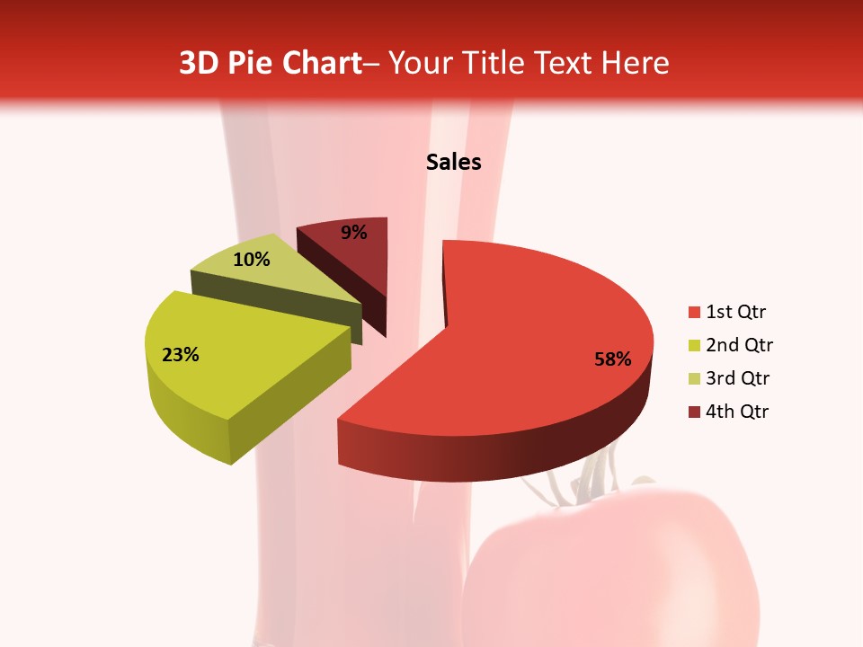 Vegetable Isolated Fruit PowerPoint Template