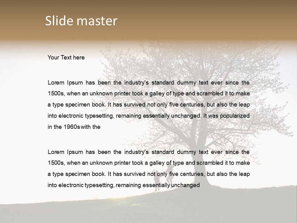 Street Black Lifestyles PowerPoint Template