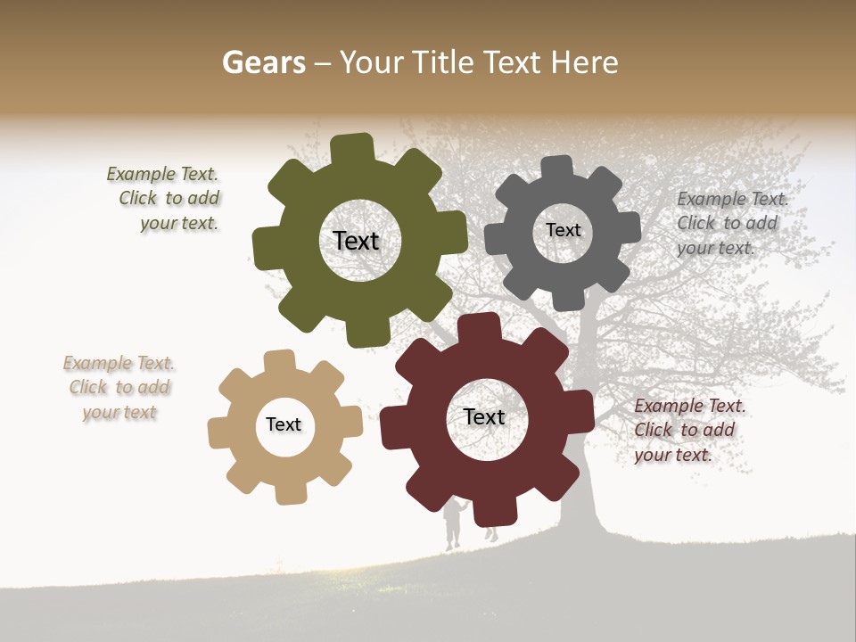 Street Black Lifestyles PowerPoint Template