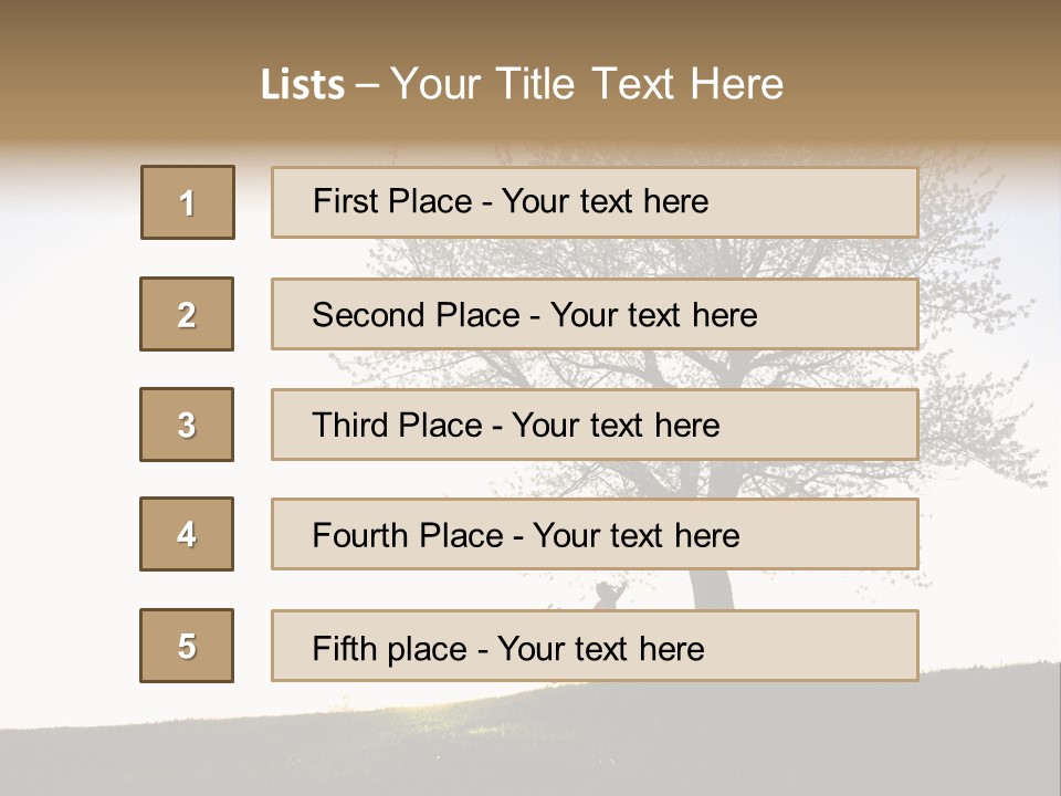 Street Black Lifestyles PowerPoint Template