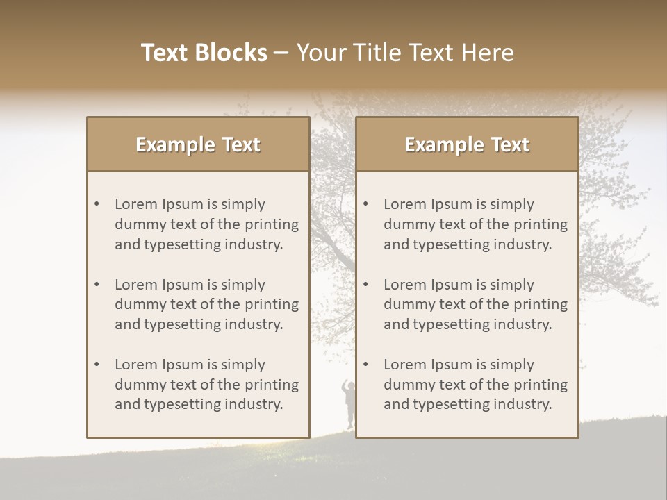 Street Black Lifestyles PowerPoint Template