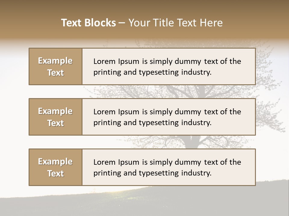 Street Black Lifestyles PowerPoint Template