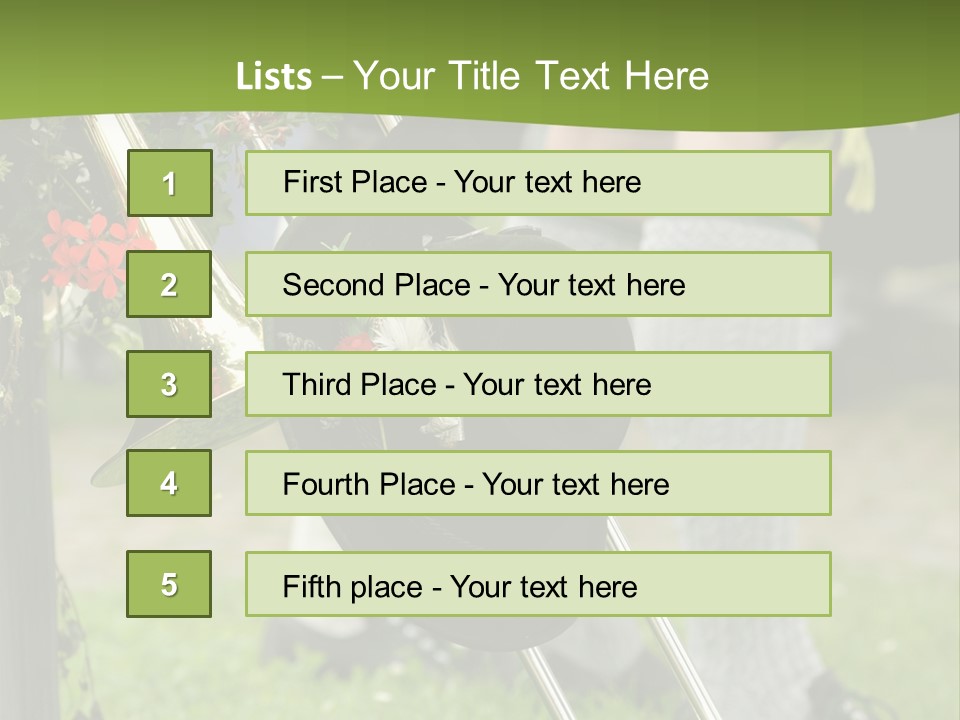 Clothing Bavaria White PowerPoint Template