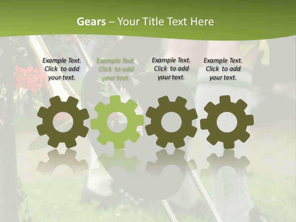 Clothing Bavaria White PowerPoint Template